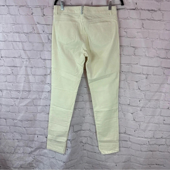 brooks brothers red fleece creamy white corduroy pants sz 6 preppy minimalist - Picture 3 of 7